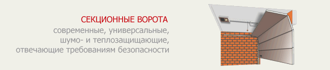 Секционные ворота